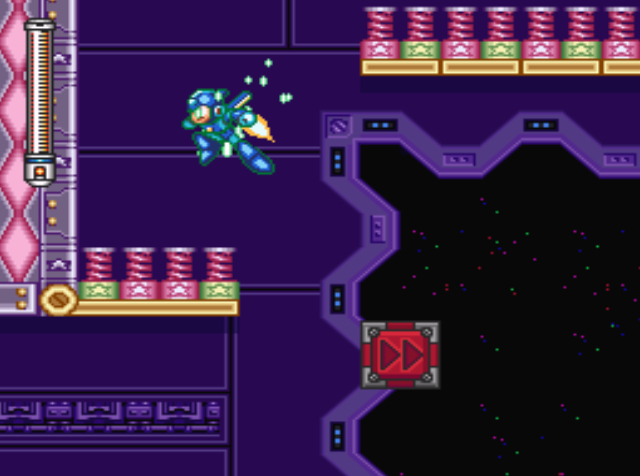 Mega Man 7 screenshot - Spring Man